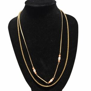 ✨ Vintage Monet + Avon 1981 Sea Treasure Necklace Set (2 Pieces)